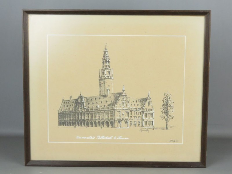 "Universiteits bibliotheek Leuven" van F. De Jongh 1981.