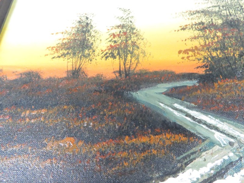 Olieverfschilderij: Landschap Stagerda