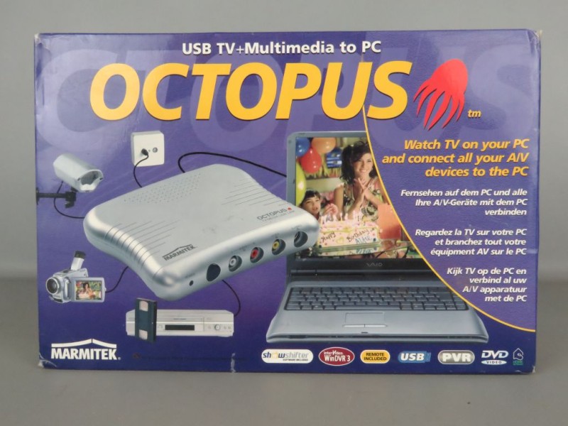 Marmitek Octopus USB TV+ Multimedia to PC