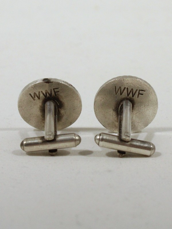 Zilveren WWF Manchetknopen