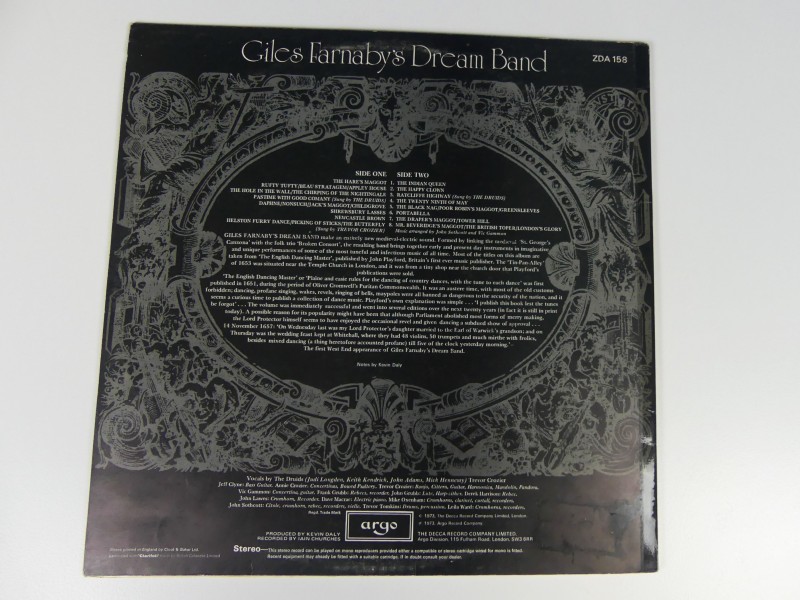 Giles Farnaby's - Dream Band LP