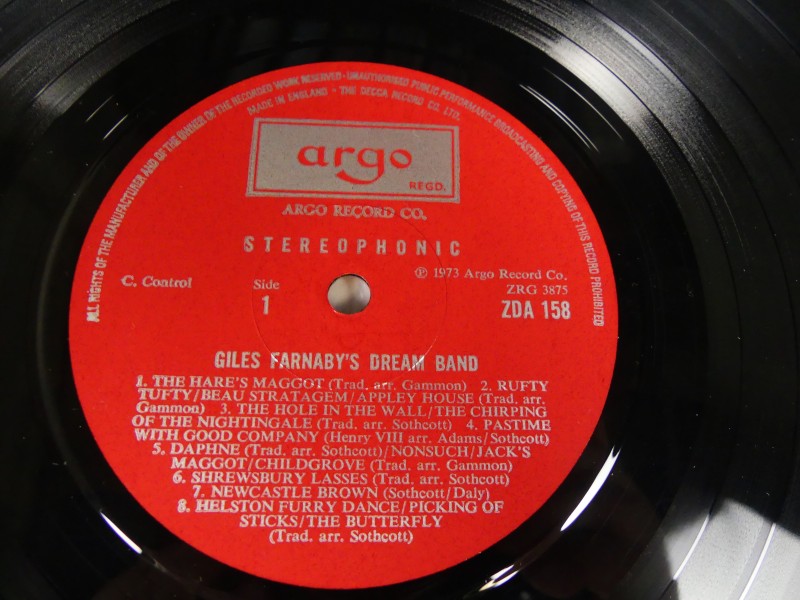 Giles Farnaby's - Dream Band LP