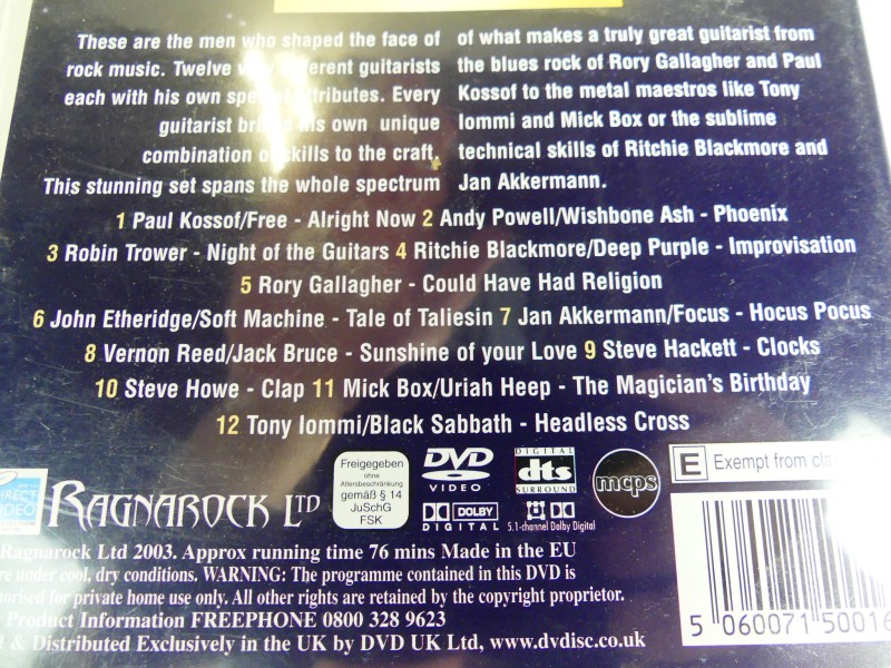Classic Rock DVD's