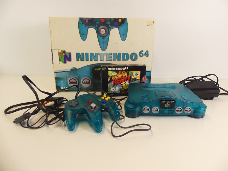 Nintendo 64 - Ice Blue Console