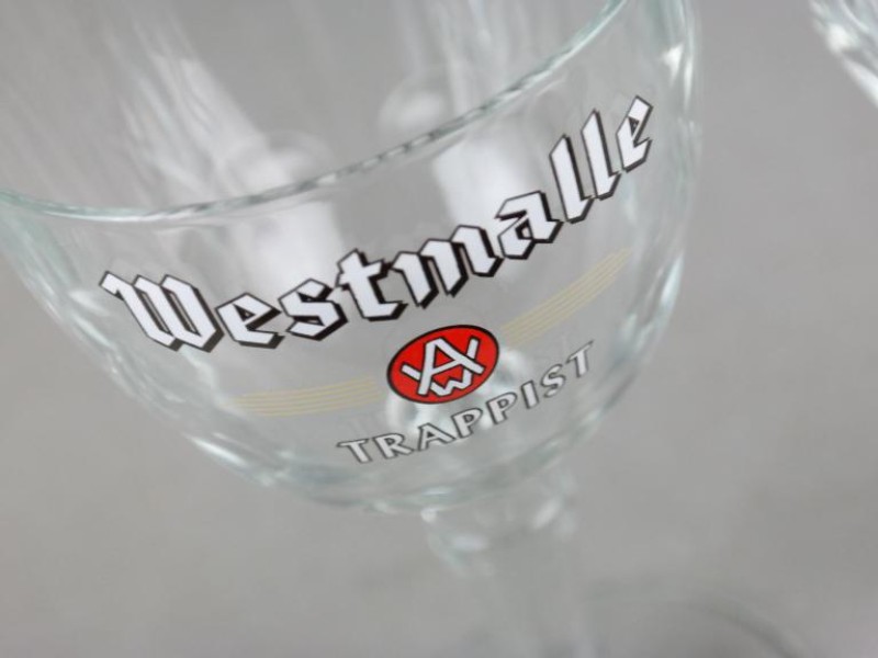 Westmalle trappist glazen (4 stuks )