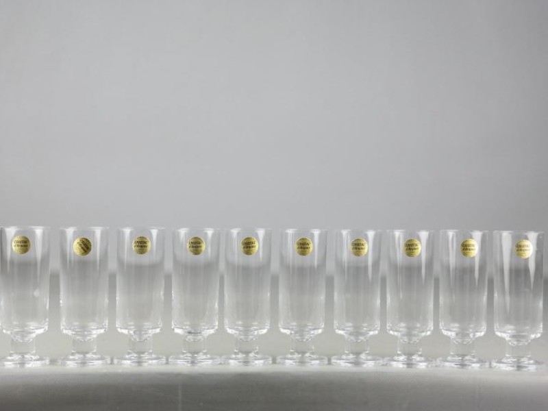 Cristal d'Arques champagnefluiten ( 10 stuks )