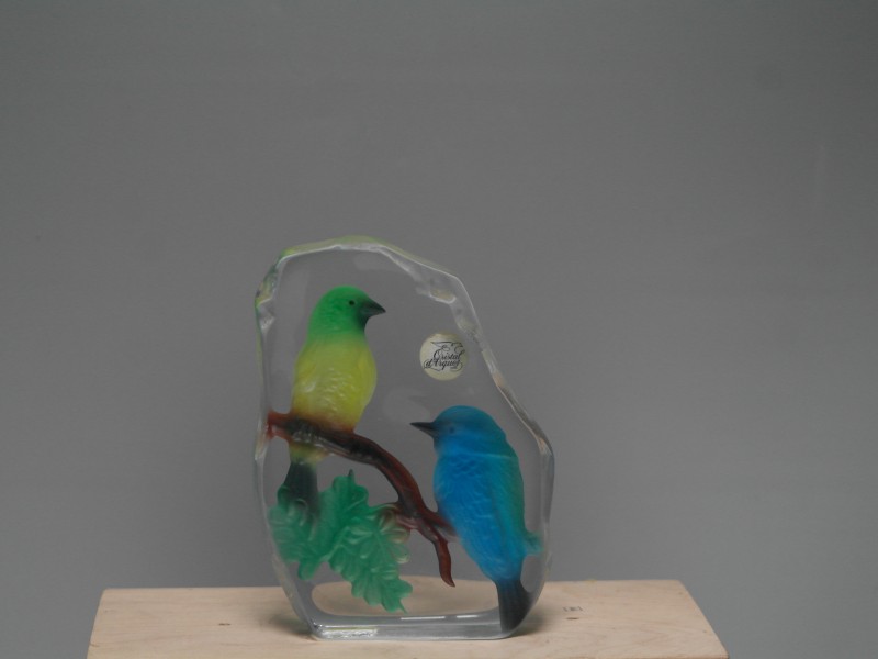 Kristallen vogels sculptuur "Cristal d'Arques" (Art. nr. 727)