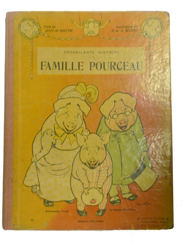 Oude strip Familie Pourceau