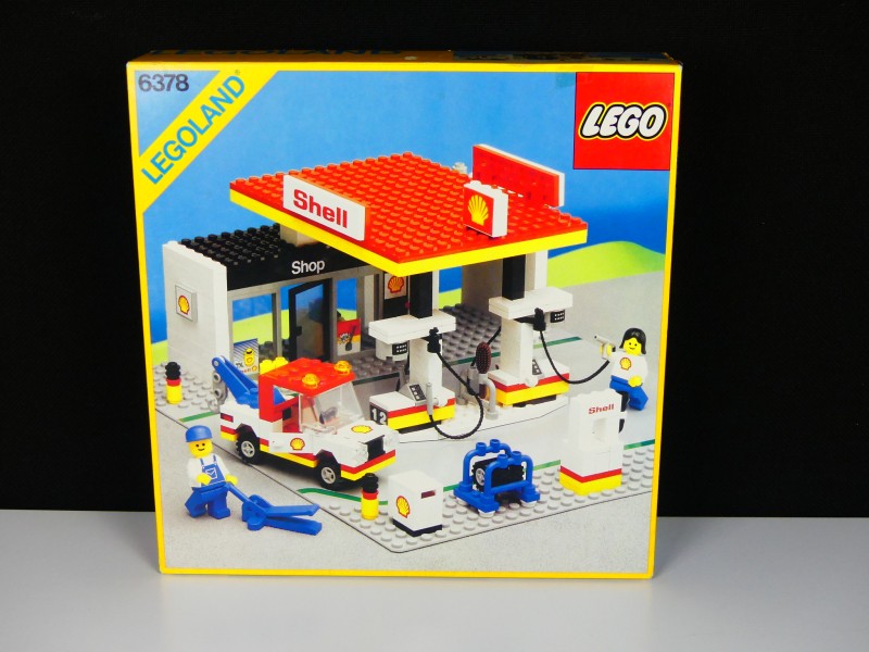 Vintage Benzinepomp - Legoland - 6378
