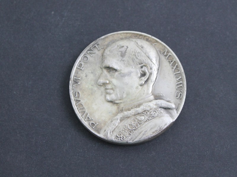 Medaille/munt Paulus VI Pont. Maximus