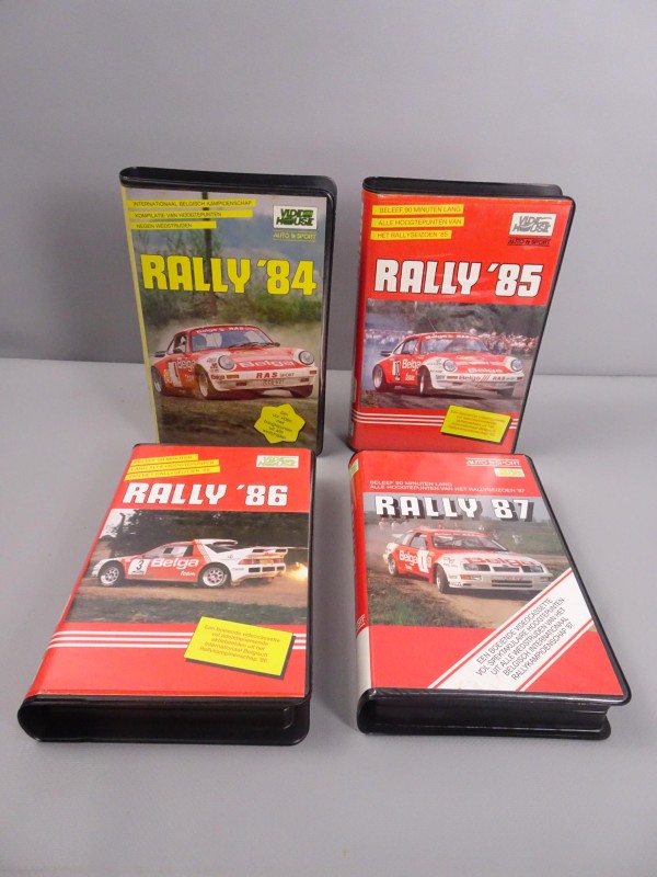 Originele ronde VHS - Rally 84-87