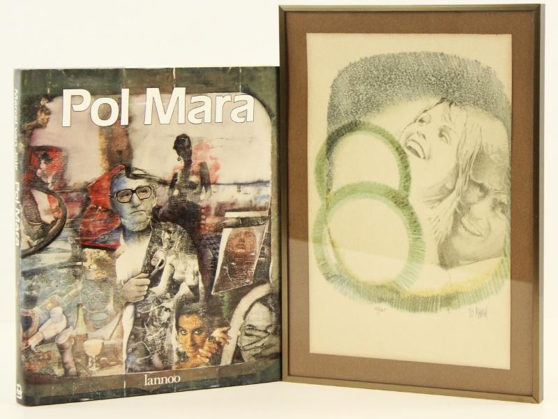 Boek & kleurenlitho Pol Mara