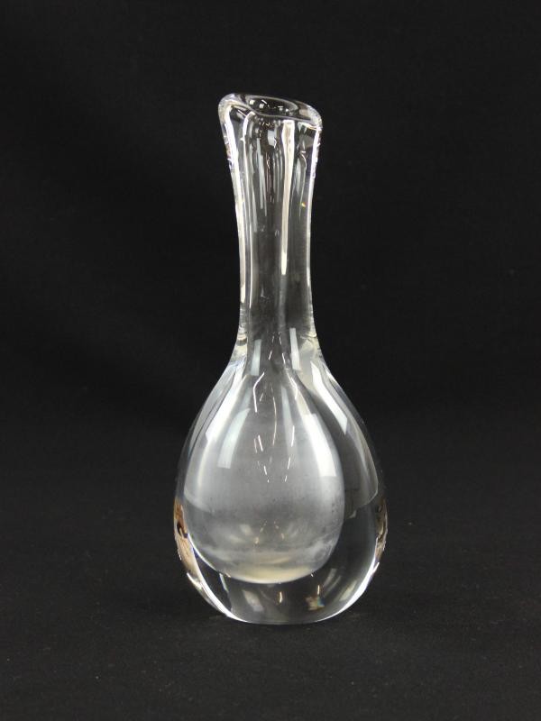Vintage glazen 'Kosta Boda' druppel vaas