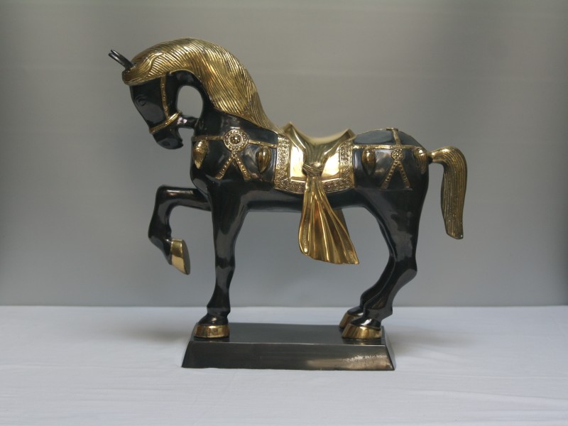 Groot paardensculptuur "Bronze Veritable" (Art. nr. 768)