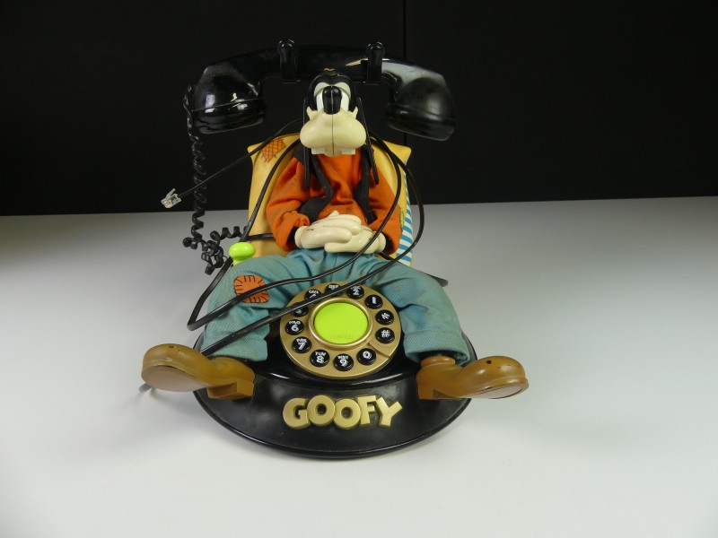 Collector's item - Walt Disney - Goofy animated talking telefoon – jaren ‘80