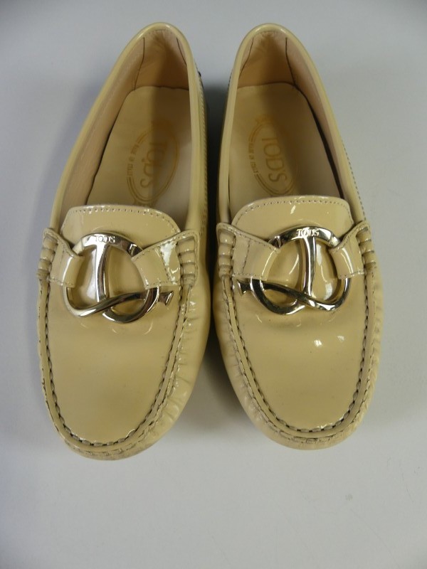 Vintage Tod's Dames Loafers Lakleer  mt 34,5