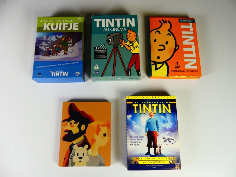 Hergé - Kuifje/Tintin - 18 dvd’s in 5 sets - 2002/2015