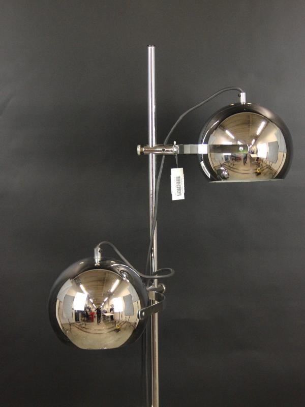 Vintage Herda vloerlamp chromen bollen - jaren '60