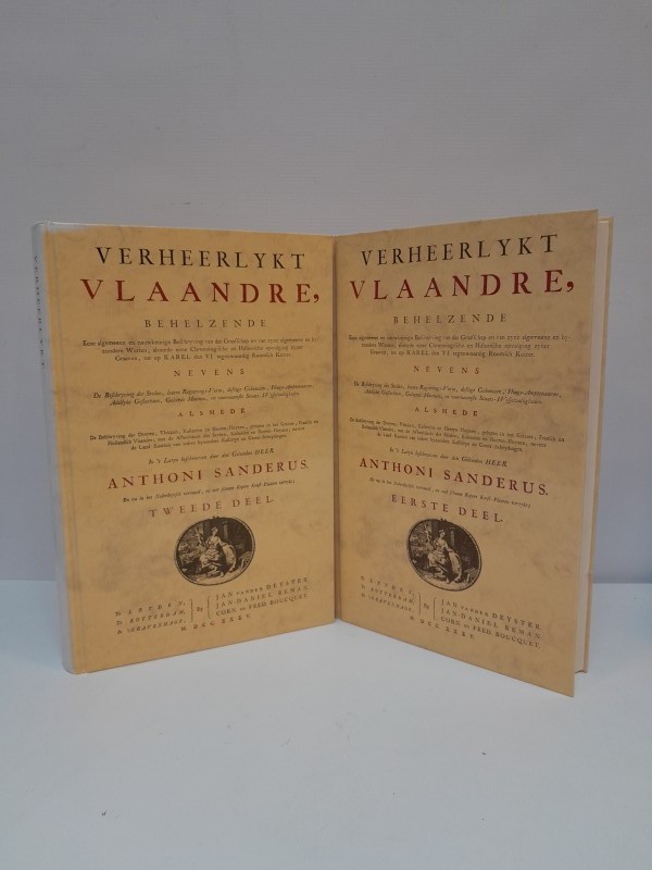 2 Boeken: Verheerlykt Vlaandere - Anthoni Sanderus