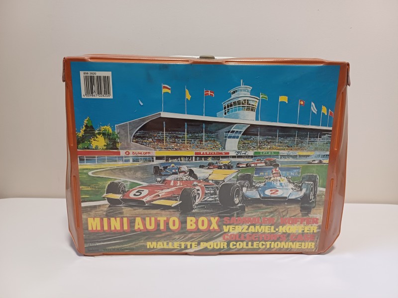 Vintage mini auto box verzamelkoffer