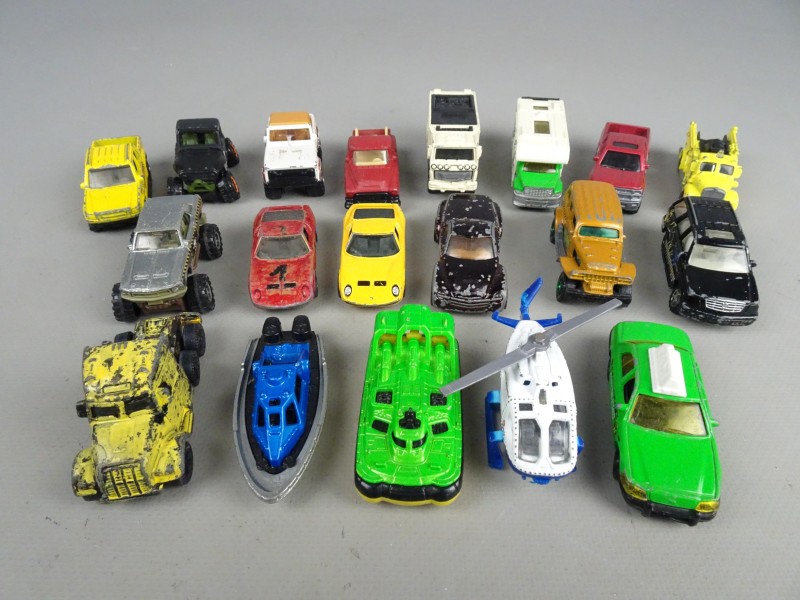 Collectie 19 matchbox speelgoed auto's