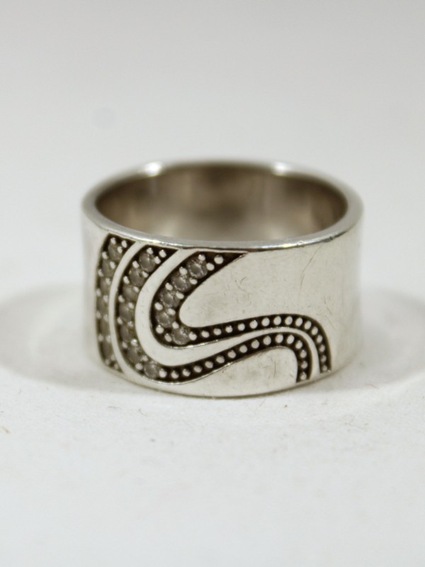 925 Zilveren Esprit Ring met Steentjes