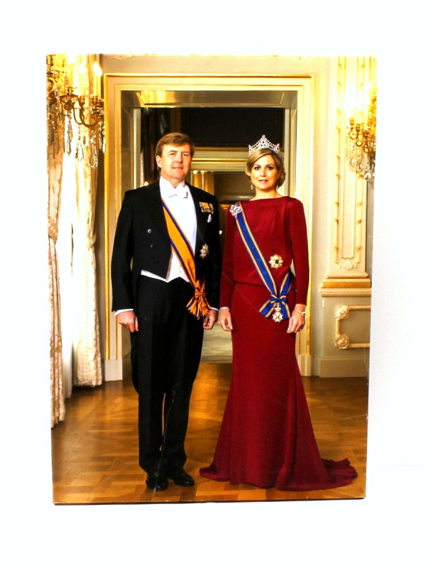 Portret Willem-Alexander en Maxima