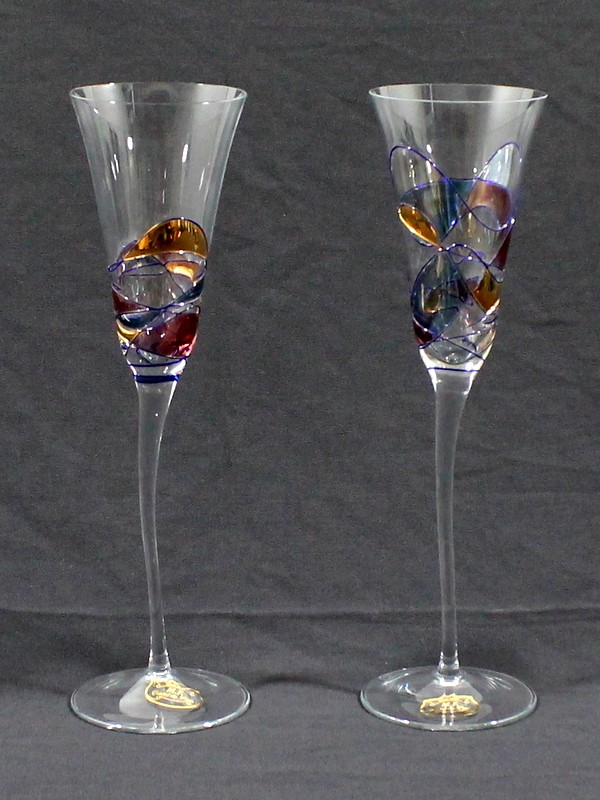 Vintage Cristal De Paris Glazen