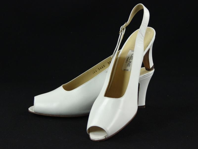 Witte lederen schoenen gemerkt Celine Paris - zo goed als nieuw