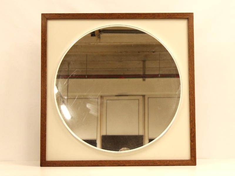 Vintage mid-century moderne spiegel van: Alfred Hendrickx