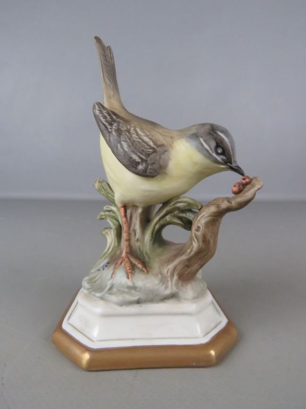 Porseleinen Napoli vogel beeldje
