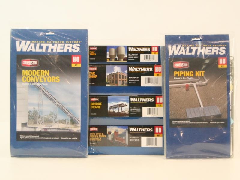 6 Bouwpaketten Walthers - Making railroad history - Nieuw in ongeopende verpakkingen