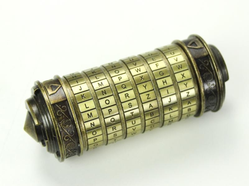 Unieke cryptex puzzel - Da Vinci Code stijl