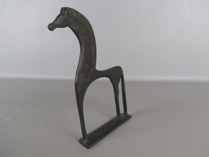 Grieks bronzen paard