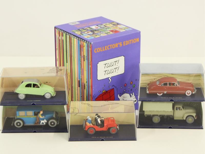 Kuifje Animatieserie Collector's Edition 2691/5000 + 5 Wagens