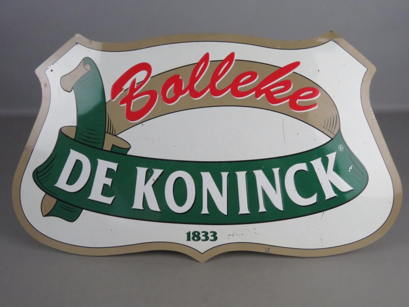 Vintage reclamebord Bolleke De Koninck