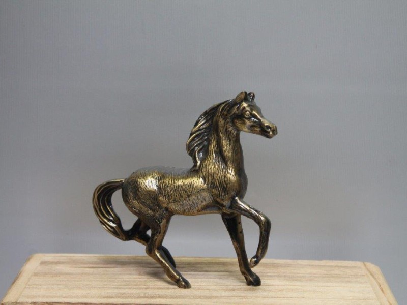 Messing sculptuur "Paard" (Art. 810)