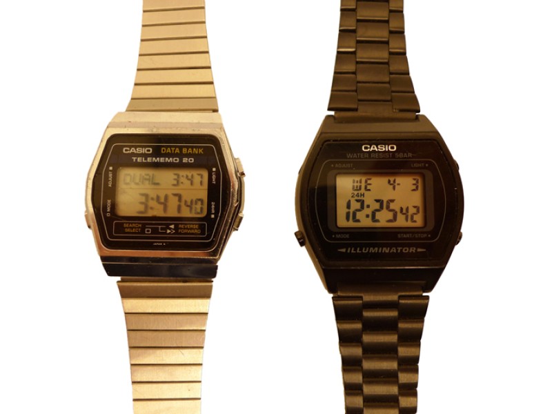 2 Casio horloges