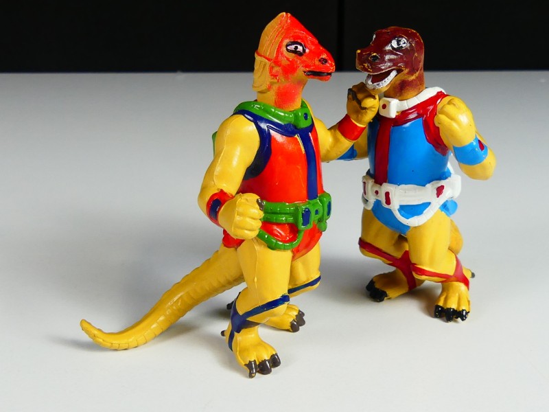Vintage dinosaucers figuren