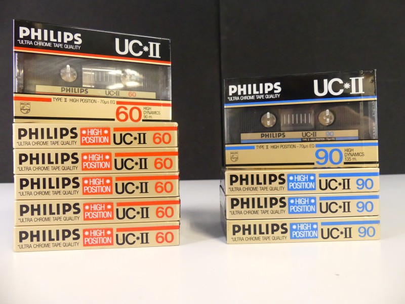 Philips - Ultra Chrome tape Quality - 10 stuks