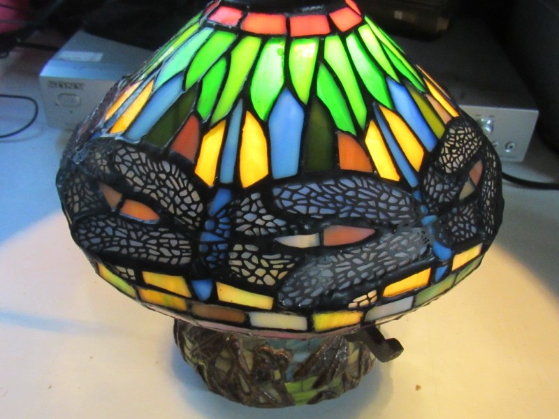 Tiffany stijl tafellamp (1)