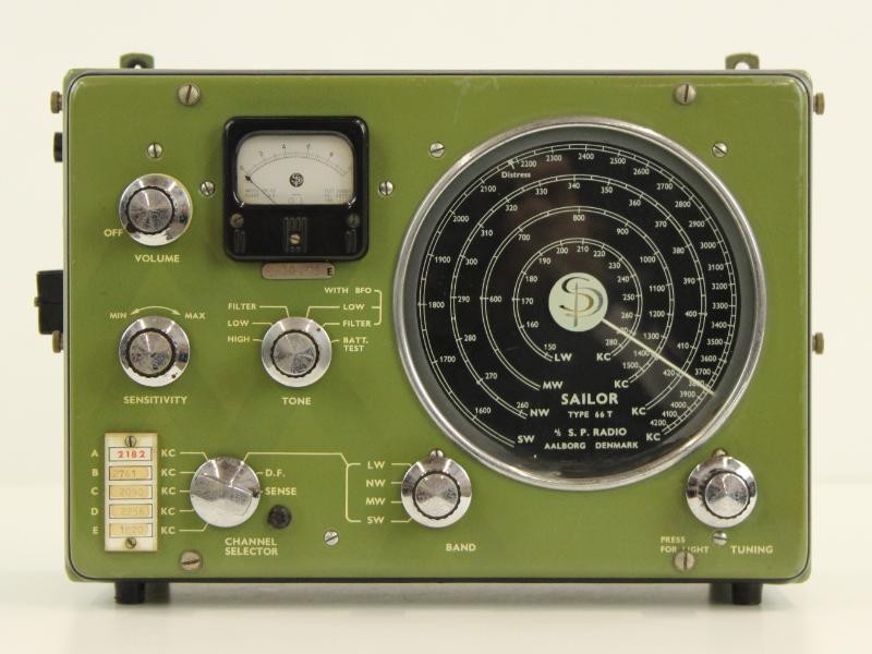 Vintage zeilschip radio ontvanger: Sailor 66T - Denmark