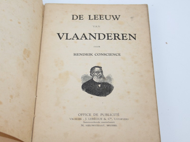 9 antieke boeken - H. Conscience, F. Timmermans, Max Havelaar, etc.
