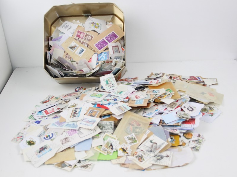Groot lot Postzegels Diversen (honderden losse, albums, olympic games)