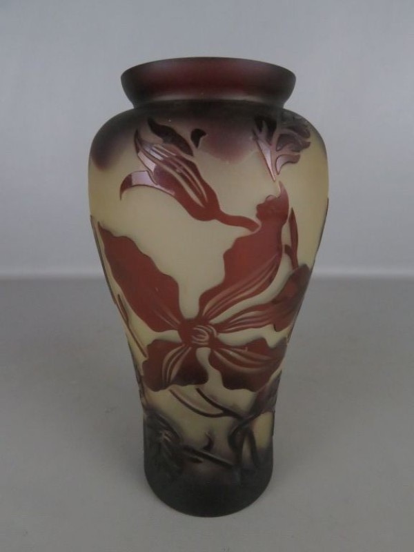 Art Nouveau glazen vaas