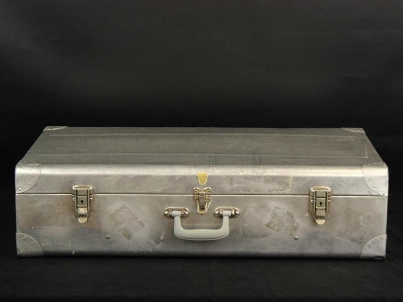 Verlin Brussels - vintage aluminium reiskoffer/valies