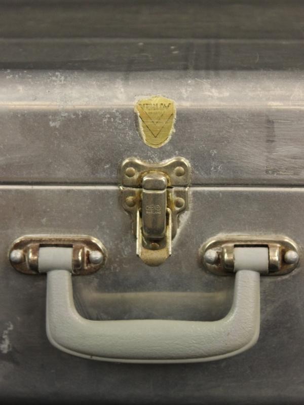 Verlin Brussels - vintage aluminium reiskoffer/valies