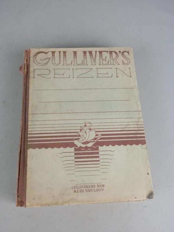 Hardcover Gullivers reizen door Jonathan Swift 1944