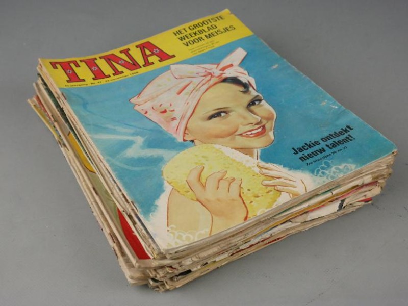 Lot Tina tijdschriften, zesendertig stuk