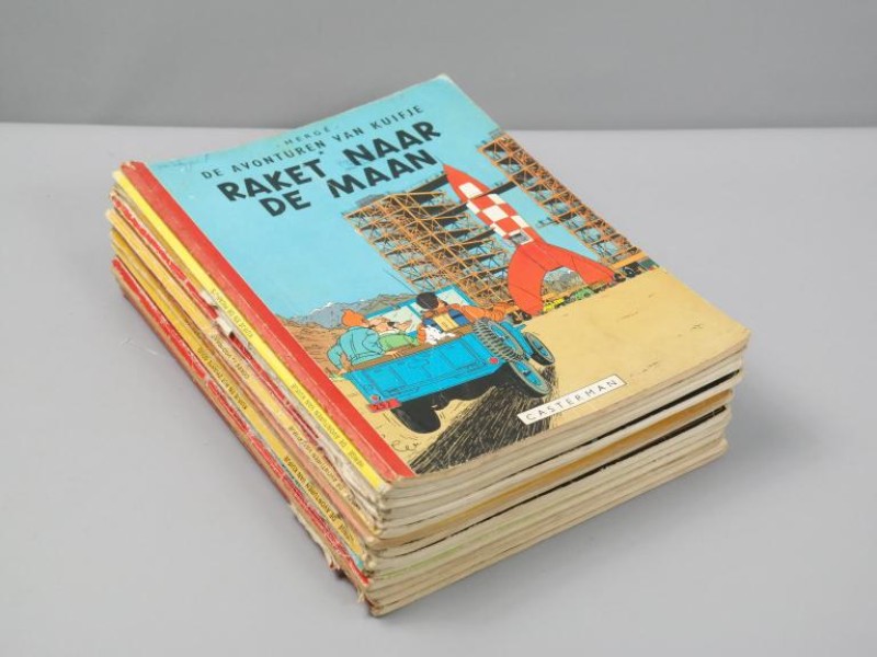 Vintage Kuifje stripboeken - Nederlands
